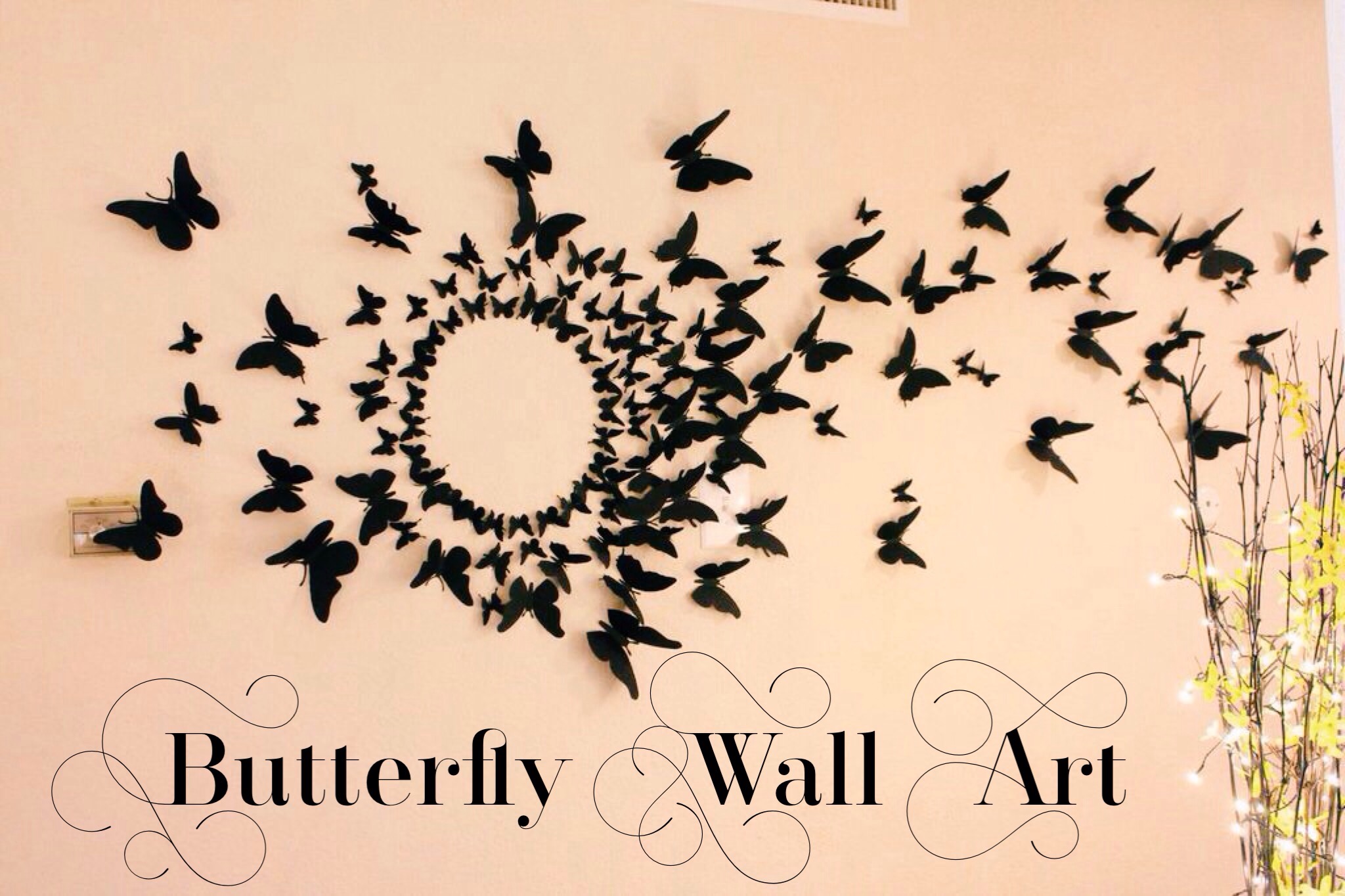 Butterflies Wall Decor Fabsculture