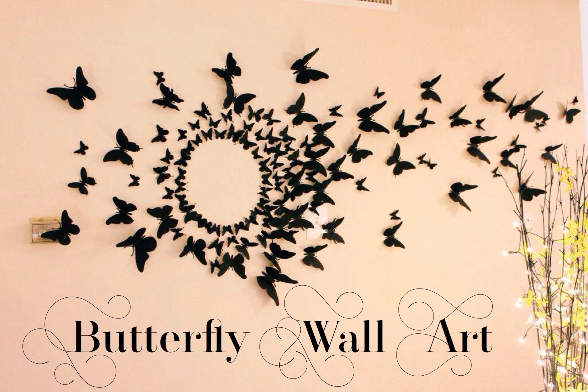  Butterflies  Wall  Decor  FabsCulture