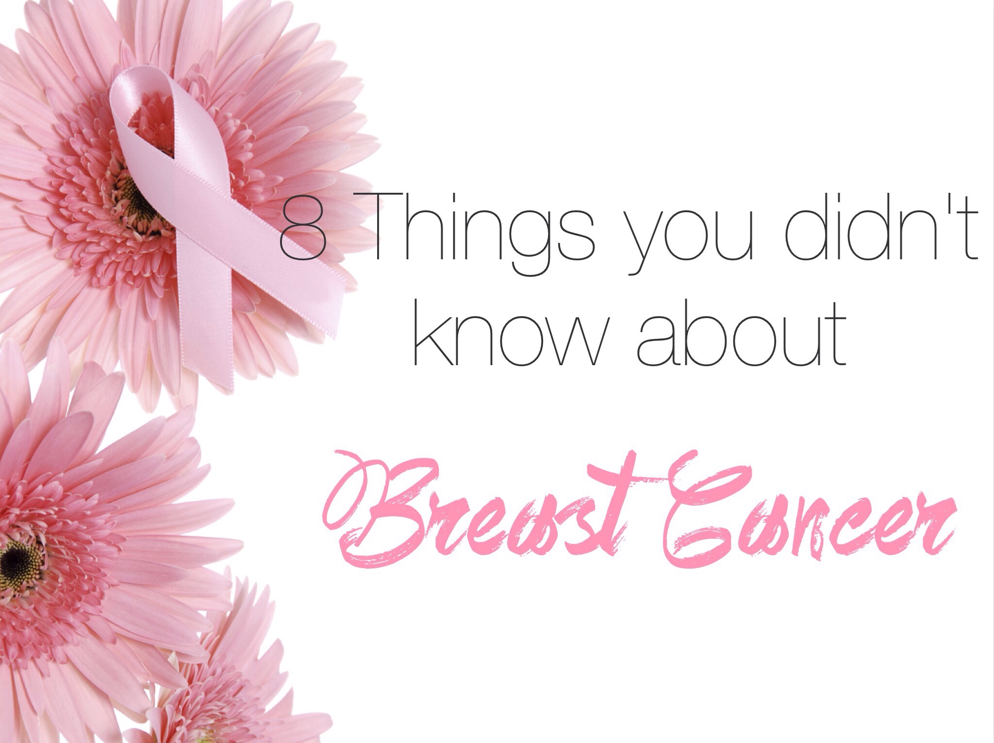 breast cancer awareness month, things you didn't know about breast cancer, best breast cancer blog posts, blogs about breast cancer