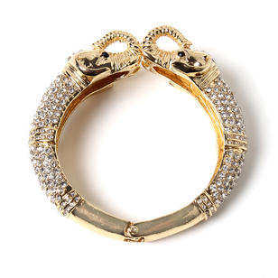 Luxe Elephant Hinge Cuff