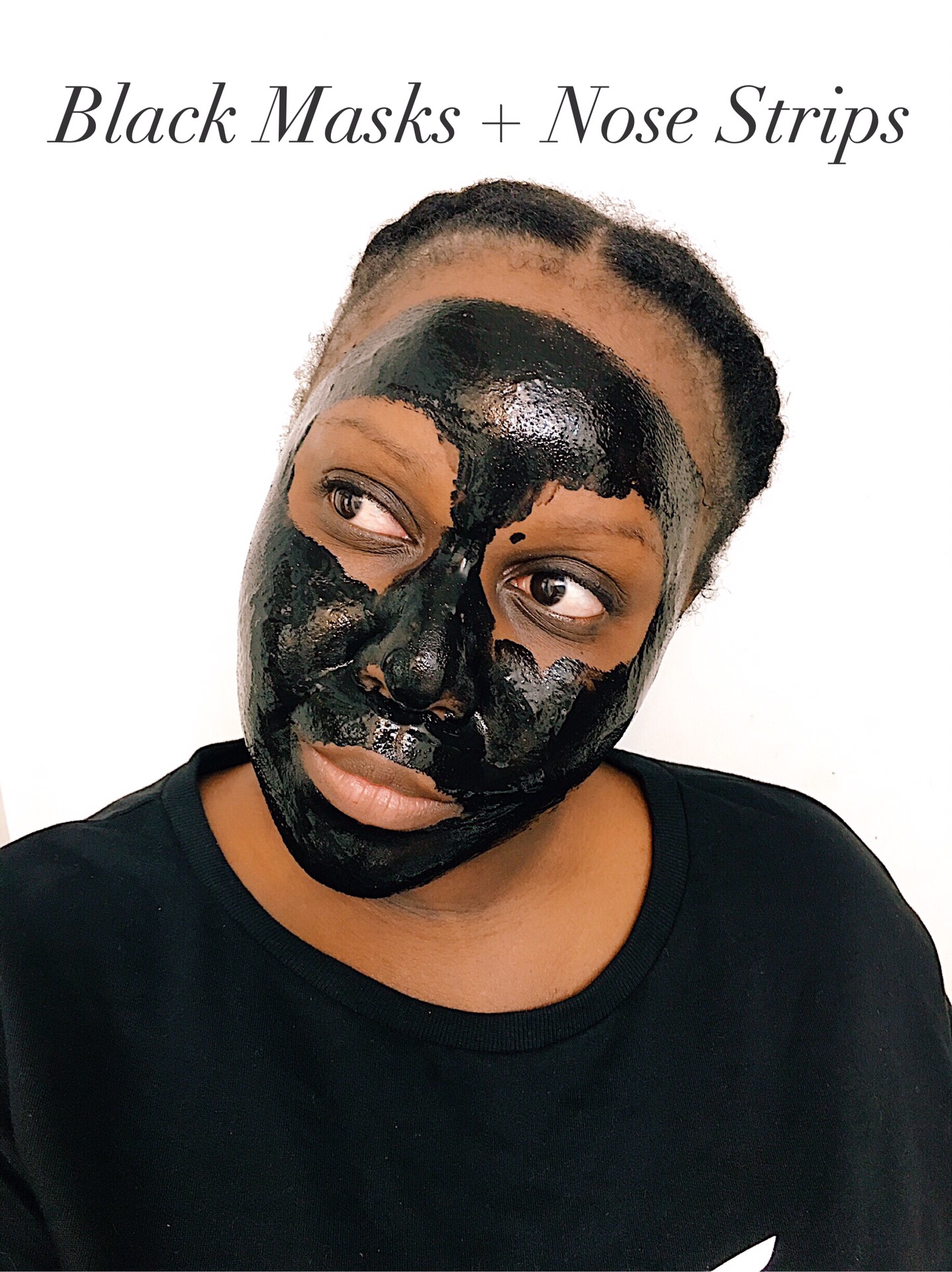 boscia Luminizing Black Mask, BIORÉ Deep Cleansing Charcoal Pore Strips