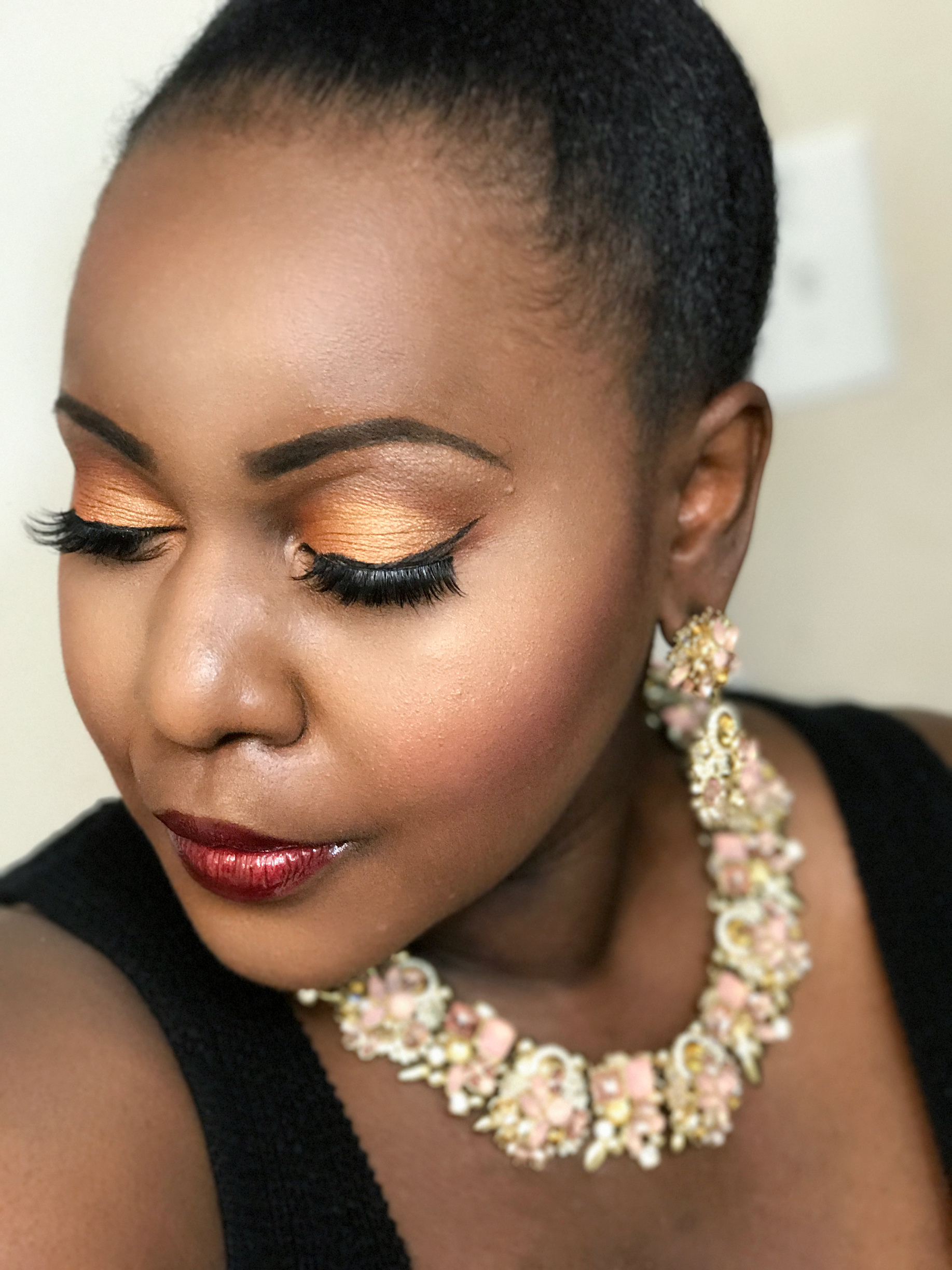 plus size fashion blogs 2017,  beautiful curvy girls,  how to fill the eye brow of a dark skin,  beautiful plus size dark skin girls, Arbonne beauty makeup review dark skin beauty blogger