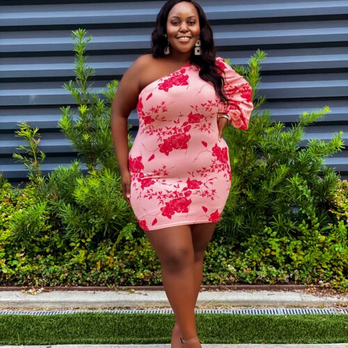 Misguided floral balloon sleeve mini dress, talk derby to me, Where locals go Houston, travel Houston, things to do, hidden gems, beautiful places romantic walks, date night ideas, black bloggers, Houston bars, black noire travel, Houston Texas travel blogger, Houston parks lakes, chapman and Kirby, Houston plus size Ugandan blogger