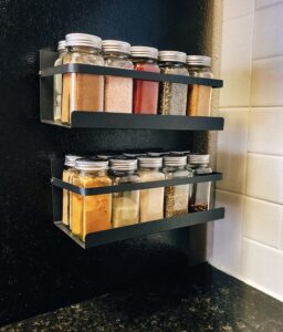 Small space, studio apartment, home organization, my domaine, texas blogger, texas influencer, dark skin, home improvement diy blogger ikea, amazon, Houston blogger, spice rack, seasoning