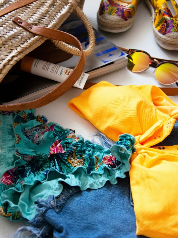 Tropical vacation packing, Stylish packing tips, Resort wardrobe essentials, Tropical getaway packing list, Comfortable beachwear, Elegant vacation outfits, Packing for a tropical escape, Eco-lodge packing guide, Bali resort packing, Private island retreat wardrobe Beach vacation essentials, Practical travel fashion, Tropical destination wardrobe, Chic tropical packing, Effortless elegance for vacations